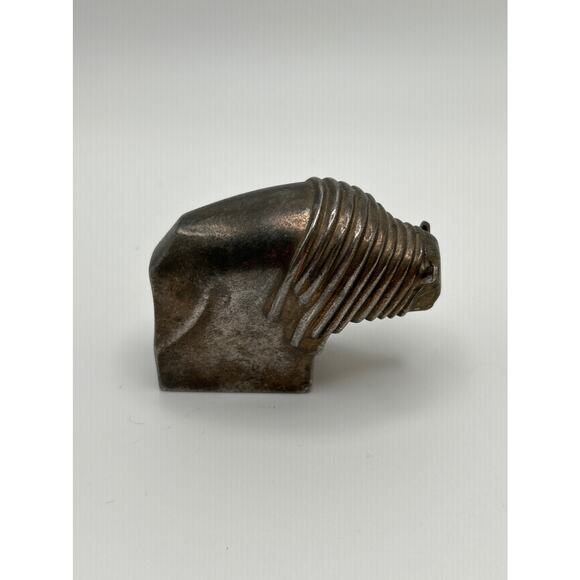 Dansk Designs Silver Bison Paperweight Scandinavian Modern - Picture 3 of 8